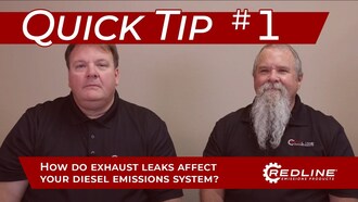 How do exhaust leaks affect your diesel emissions system?