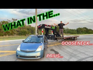 NEW TOW RIG!!!!  This Thing Is A Beast!!  First Toyota Prius To Tow A Gooseneck!!